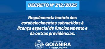 Goianira regulamenta horário de bares e distribuidoras de bebidas